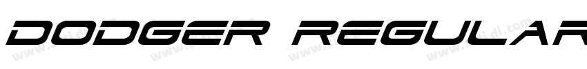 Dodger Regular字体转换